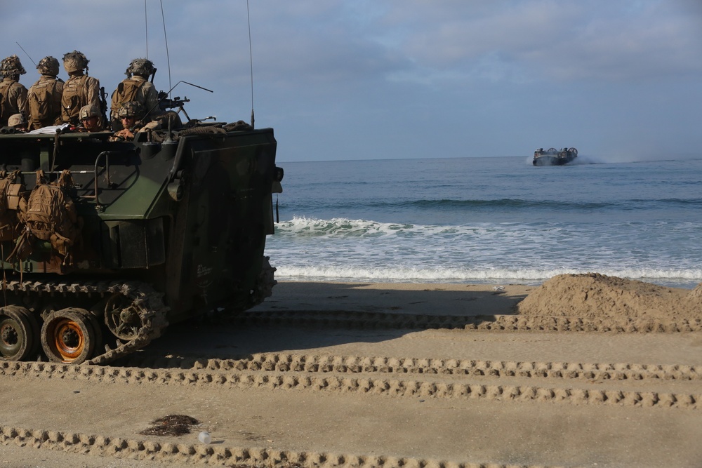 Seawater, sand and swiftness: 3rd Battalion, 1st Marines execute amphibious assaults