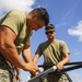 Engineer detachment with SPMAGTF-SC sets up command operations center