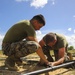 Engineer detachment with SPMAGTF-SC sets up command operations center