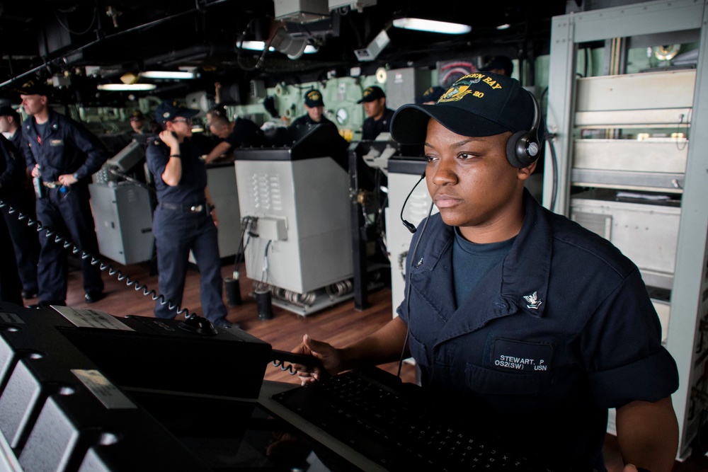 Green Bay Underway Conducting Sea Trials