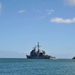 Guided-Missile Cruiser USS Mobile Bay (CG 53) Departs Joint Base Pearl Harbor-Hickam Following the Conclusion of RIMPAC 2016