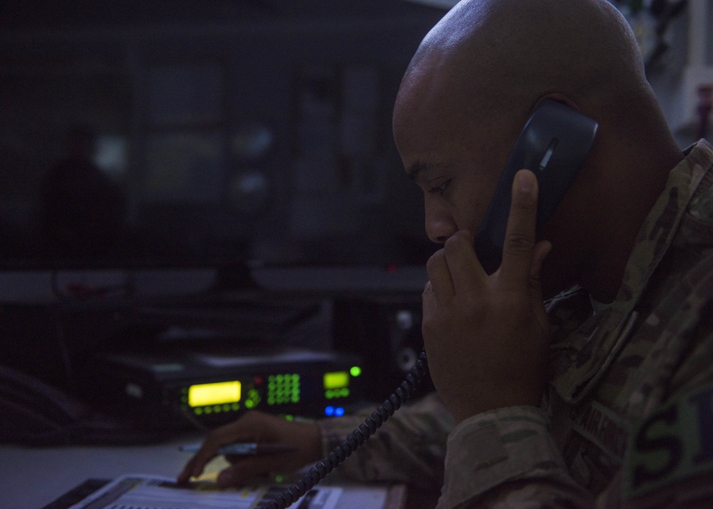 455th ESFS provides command and control