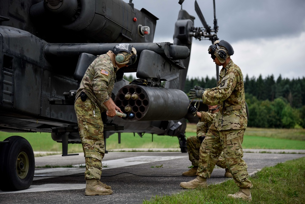 12th Combat Aviation Brigade Conducts Aerial Gunnery