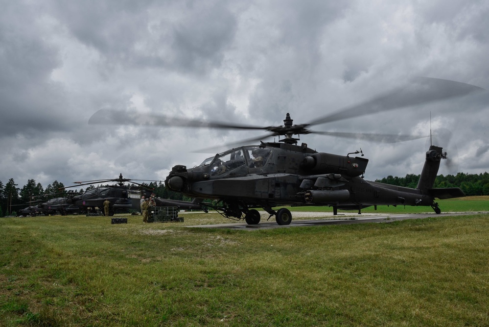 12th Combat Aviation Brigade Conducts Aerial Gunnery