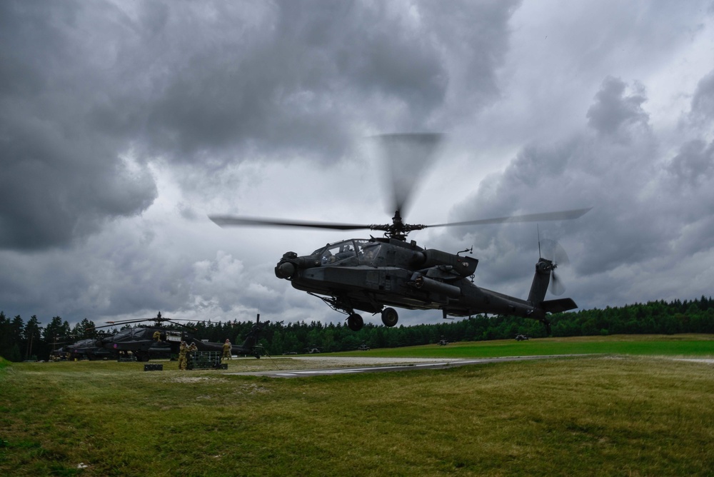 12th Combat Aviation Brigade Conducts Aerial Gunnery