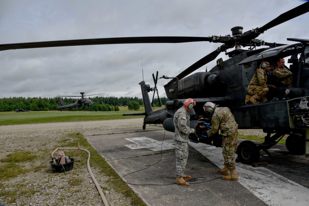 12th Combat Aviation Brigade Conducts Aerial Gunnery