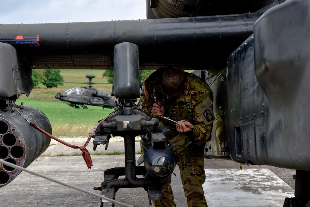 12th Combat Aviation Brigade Conducts Aerial Gunnery