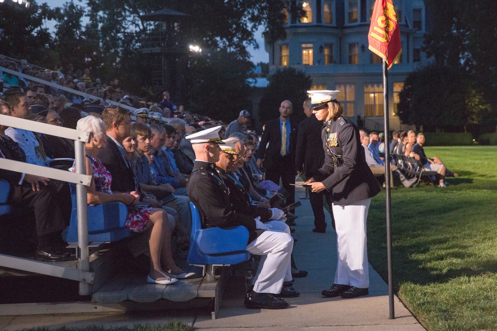 Marine Barracks Washington Evening Parade July 29, 2016