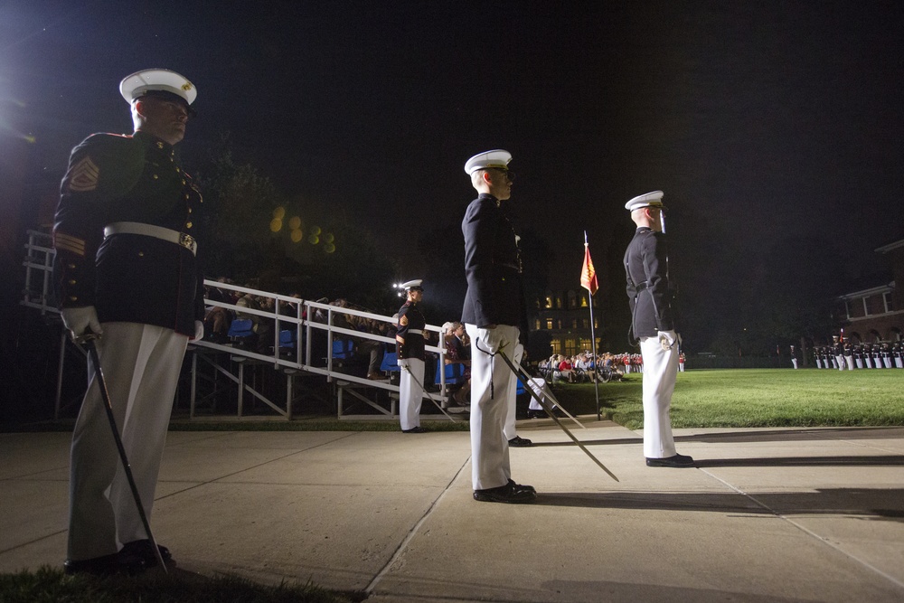 Marine Barracks Washington Evening Parade July 29, 2016