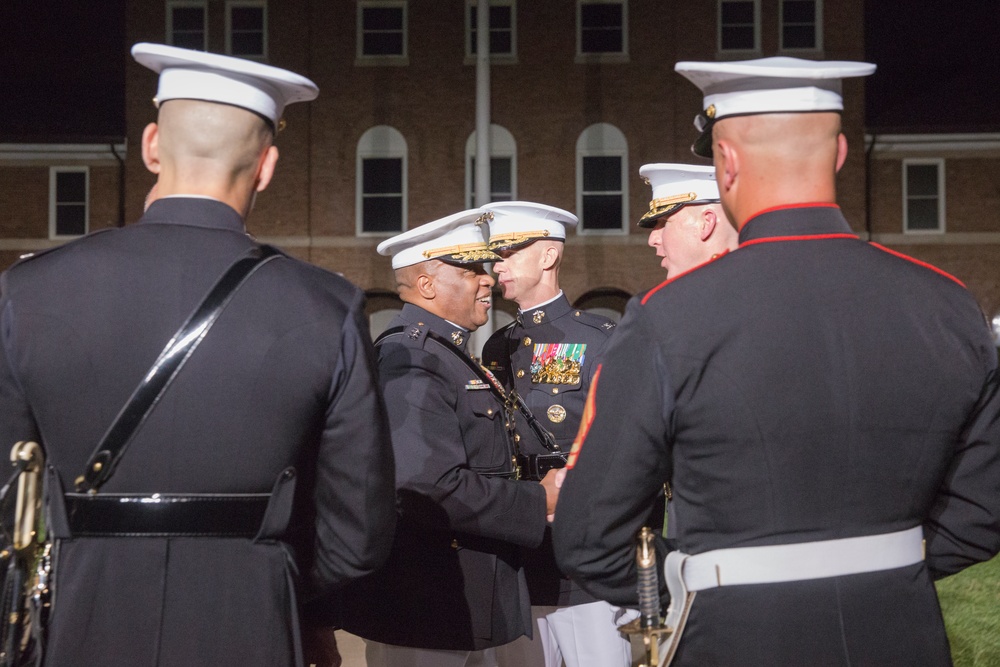 Marine Barracks Washington Evening Parade July 29, 2016