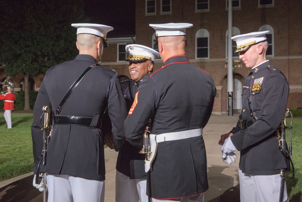 Marine Barracks Washington Evening Parade July 29, 2016