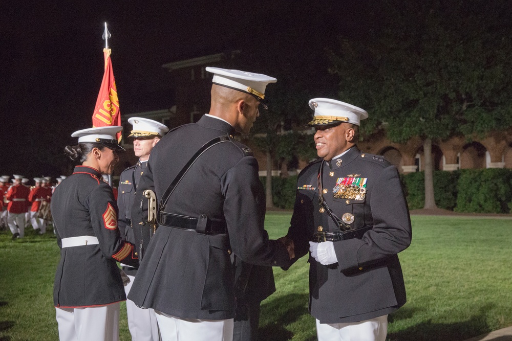 Marine Barracks Washington Evening Parade July 29, 2016