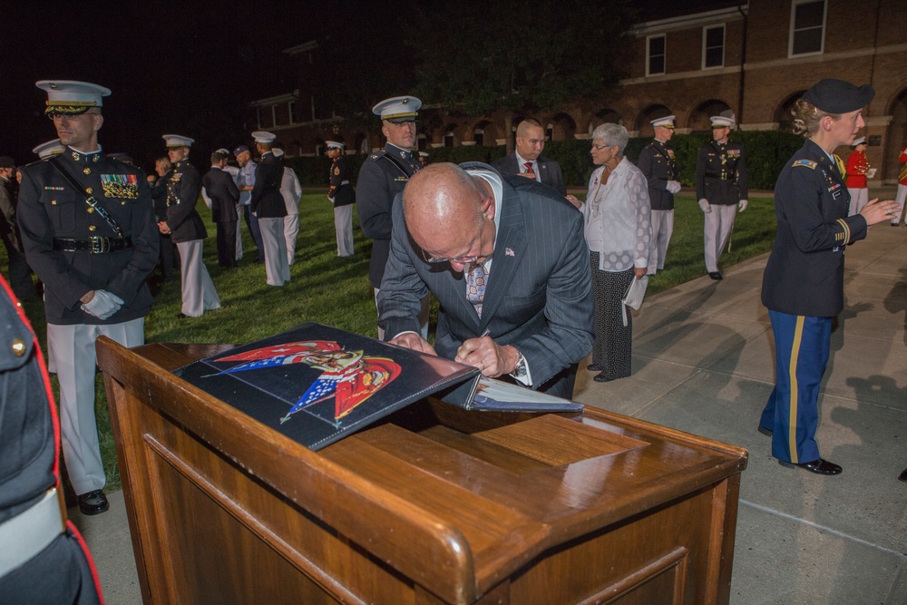 Marine Barracks Washington Evening Parade July 29, 2016