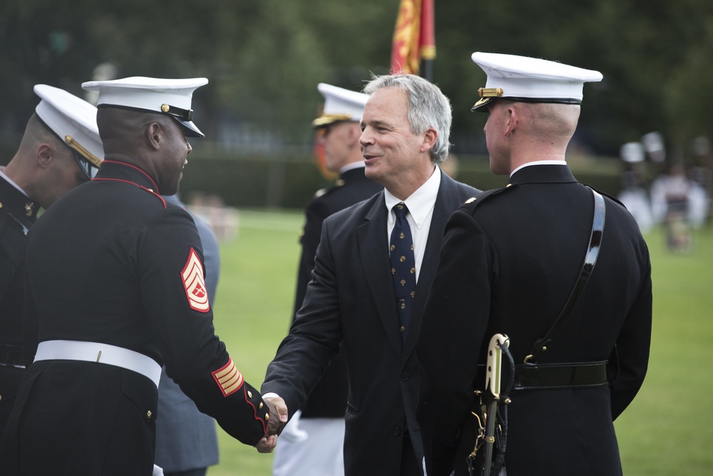 Marine Barracks Washington Sunset Parade August 2, 2016