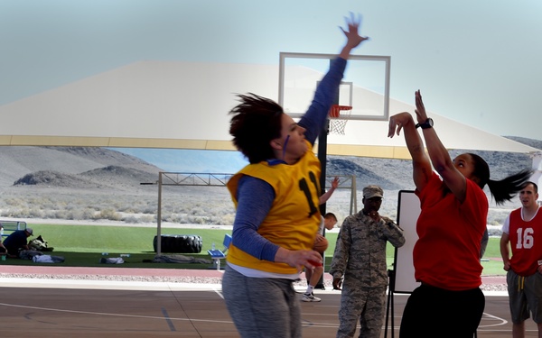 Take it to the hoop, Airmen compete in basketball tournament