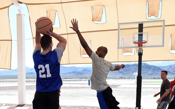 Take it to the hoop, Airmen compete in basketball tournament