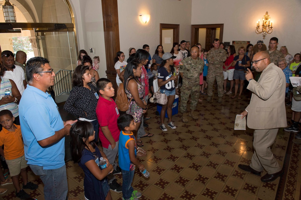 PANAMAX exercise participants receive special visitors
