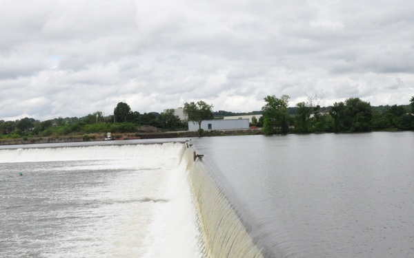 Dam portion of Troy Lock and Dam