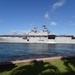 Amphibious assault ship USS America (LHA 6) departs Joint Base Pearl Harbor-Hickam following the conclusion of Rim of the Pacific 2016.