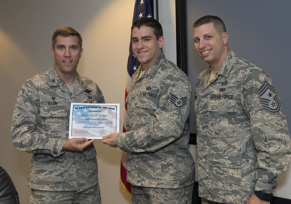 Warrior of the Week, SSgt. Daniel Dodson