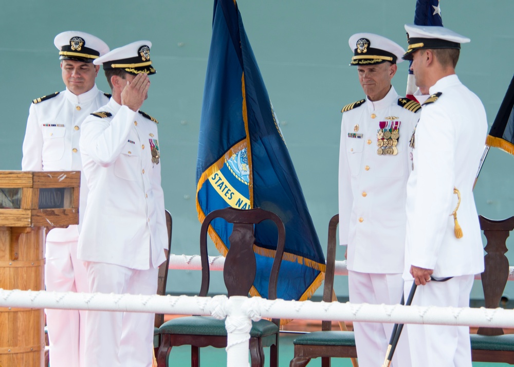 USS Bremerton changes hands
