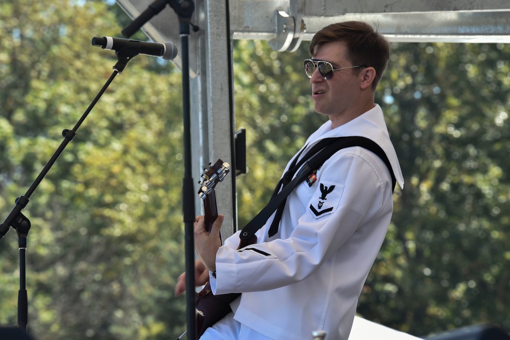 Seattle Fleet Week Sailors at Genesee Park
