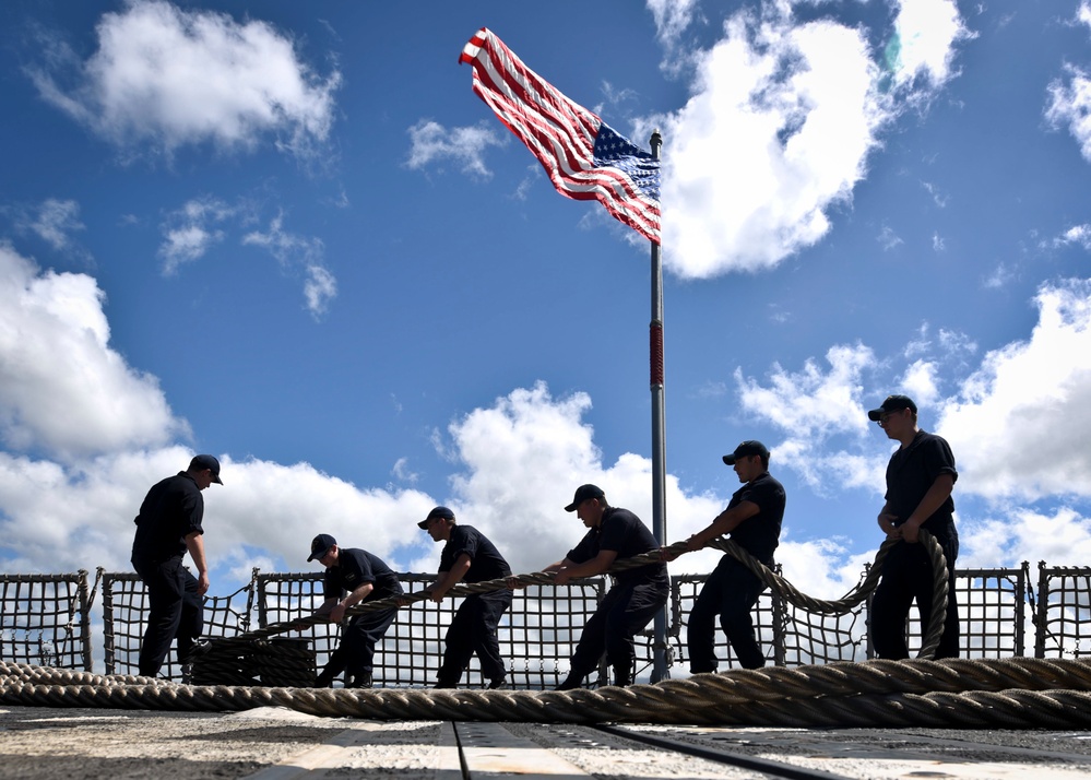 USS Shoup Arrives at Joint Base Pearl Harbor-Hickam During RIMPAC