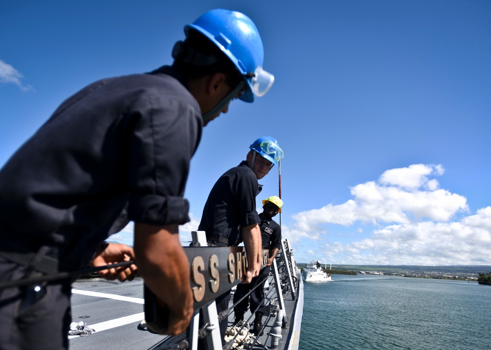 USS Shoup Arrives at Joint Base Pearl Harbor-Hickam During RIMPAC