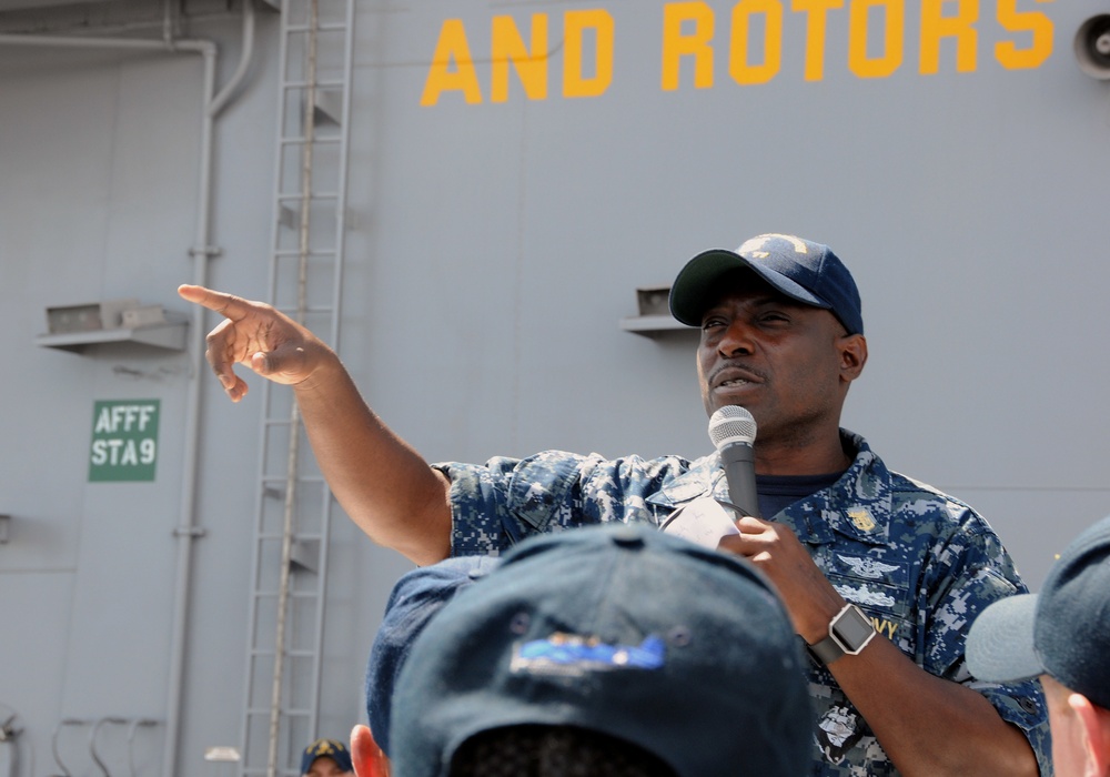 aboard the aircraft carrier USS George H.W. Bush (CVN 77). GHWB recently started a training and qualification cycle in preparation for a 2017 deployment.