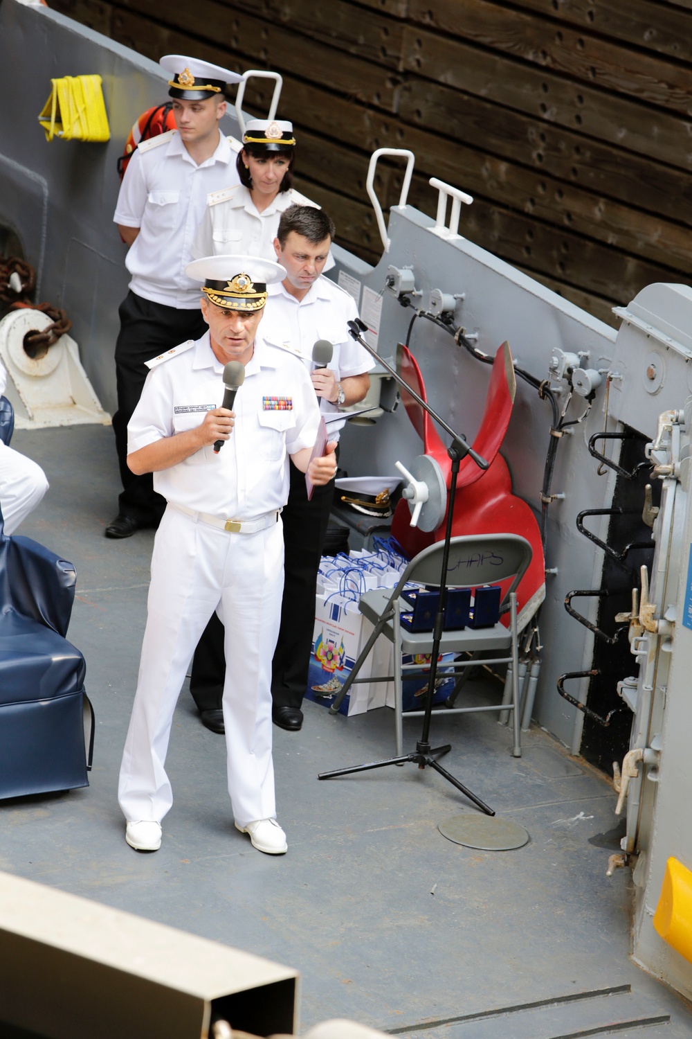 U.S., Ukraine Forces Show Appreciation During Sea Breeze Closing Ceremony