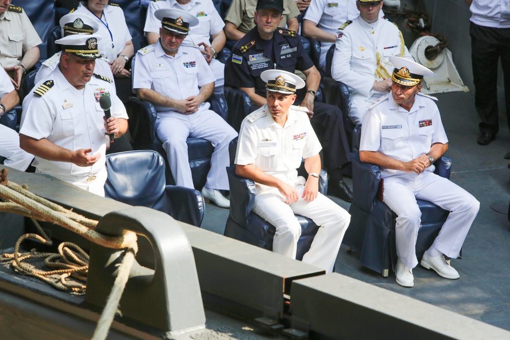 U.S., Ukraine Forces Show Appreciation During Sea Breeze Closing Ceremony