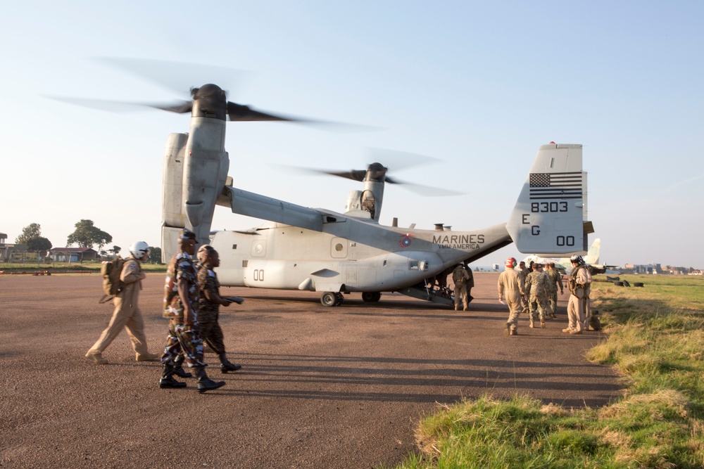 Ugandan soldiers complete U.S. Marine training