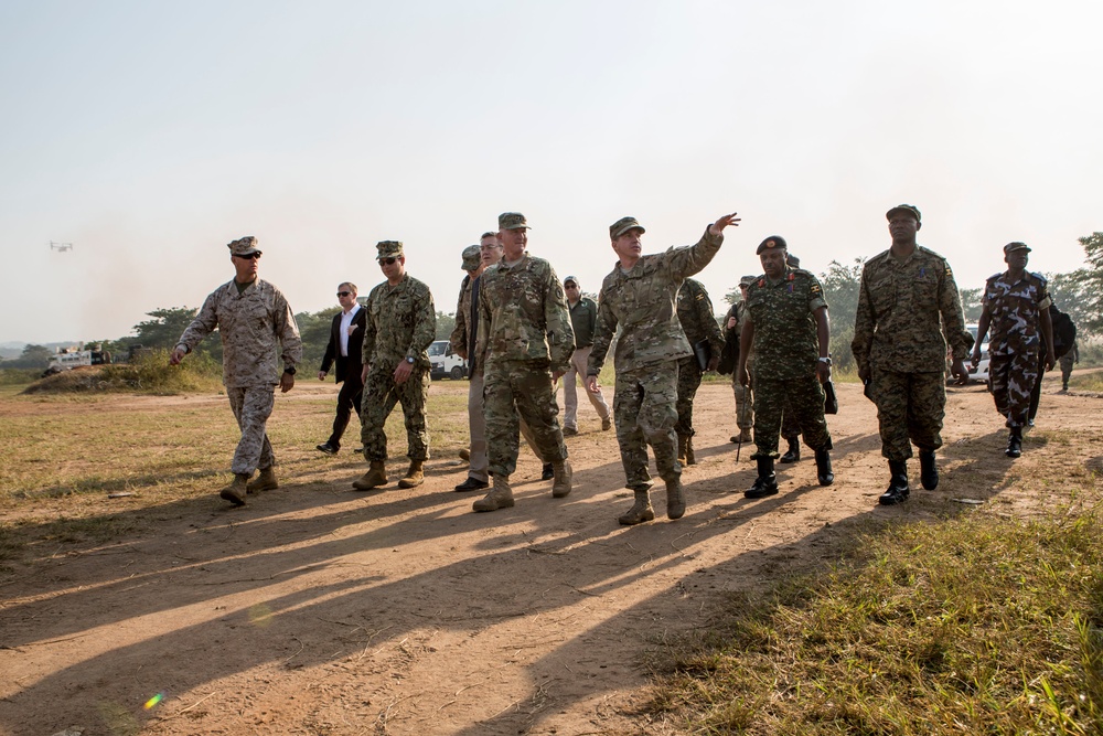 Ugandan soldiers complete U.S. Marine training