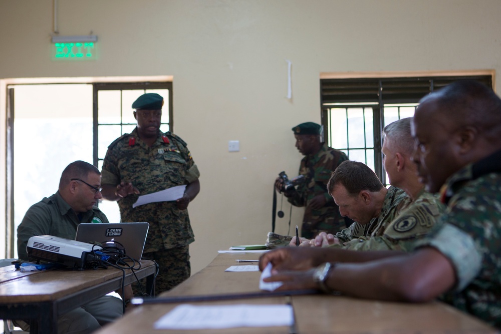 Ugandan soldiers complete U.S. Marine training