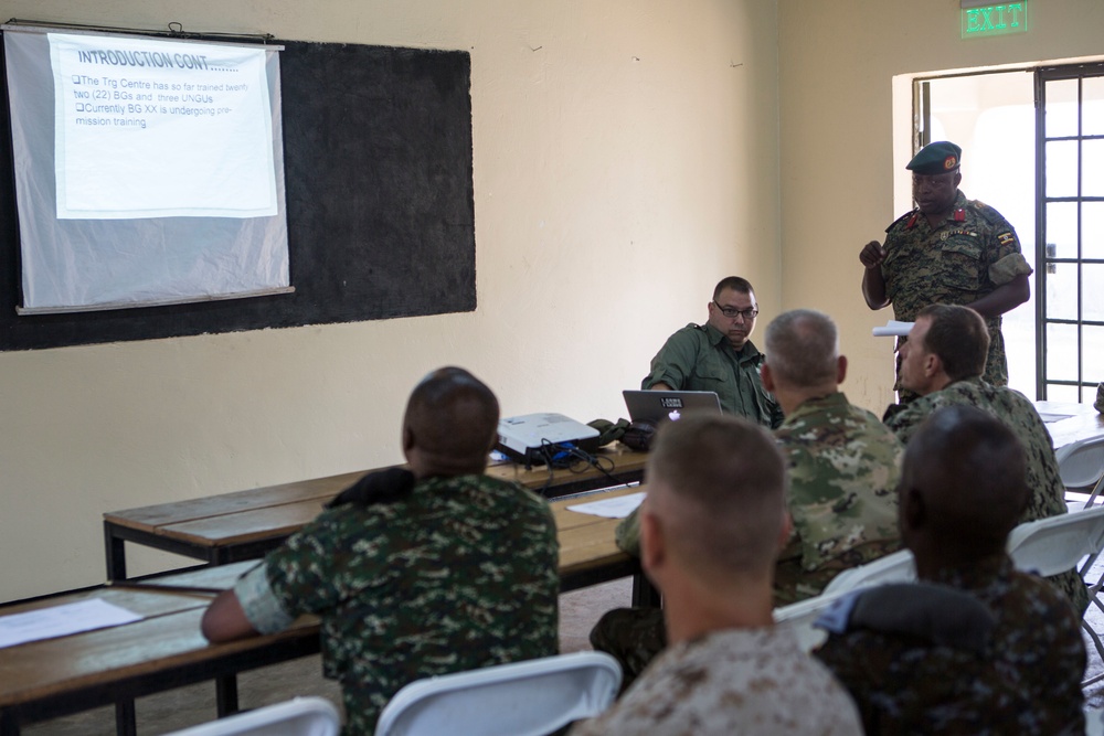 Ugandan soldiers complete U.S. Marine training