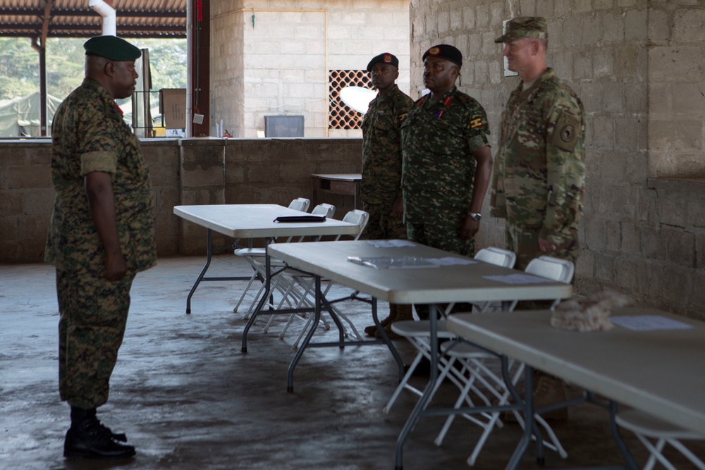 Ugandan soldiers complete U.S. Marine training