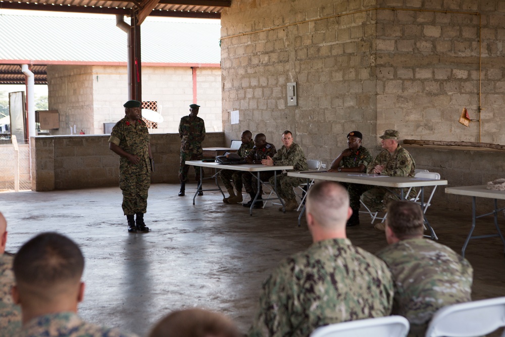 Ugandan soldiers complete U.S. Marine training