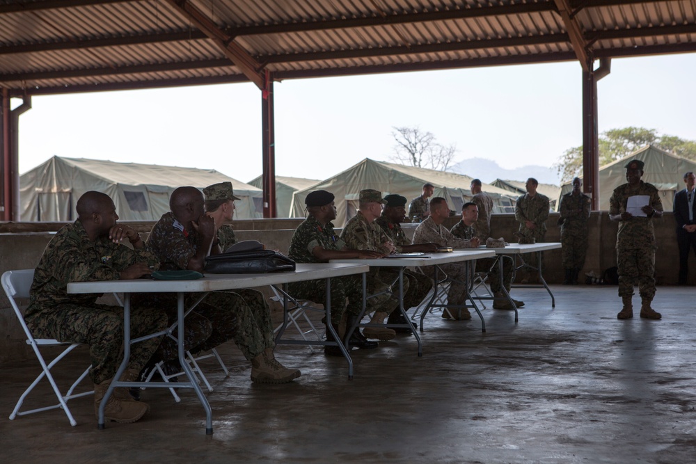 Ugandan soldiers complete U.S. Marine training