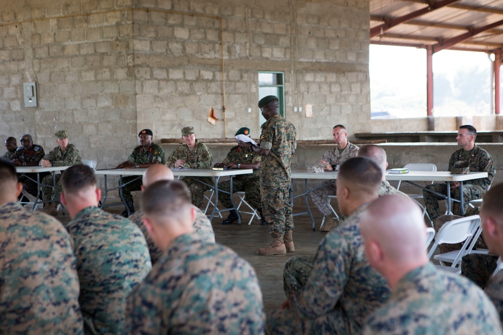 Ugandan soldiers complete U.S. Marine training