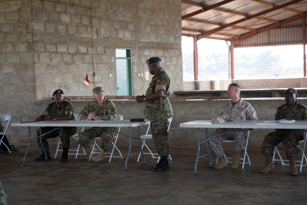 Ugandan soldiers complete U.S. Marine training