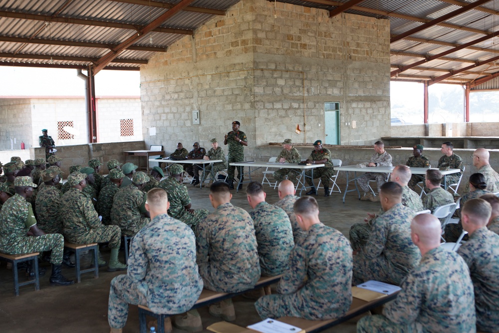 Ugandan soldiers complete U.S. Marine training