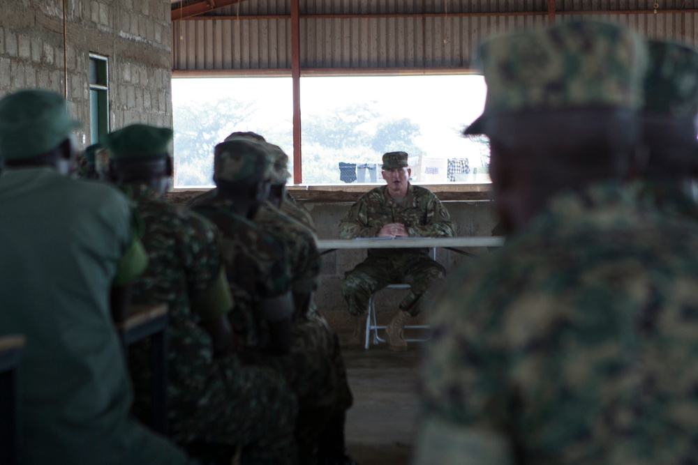 Ugandan soldiers complete U.S. Marine training