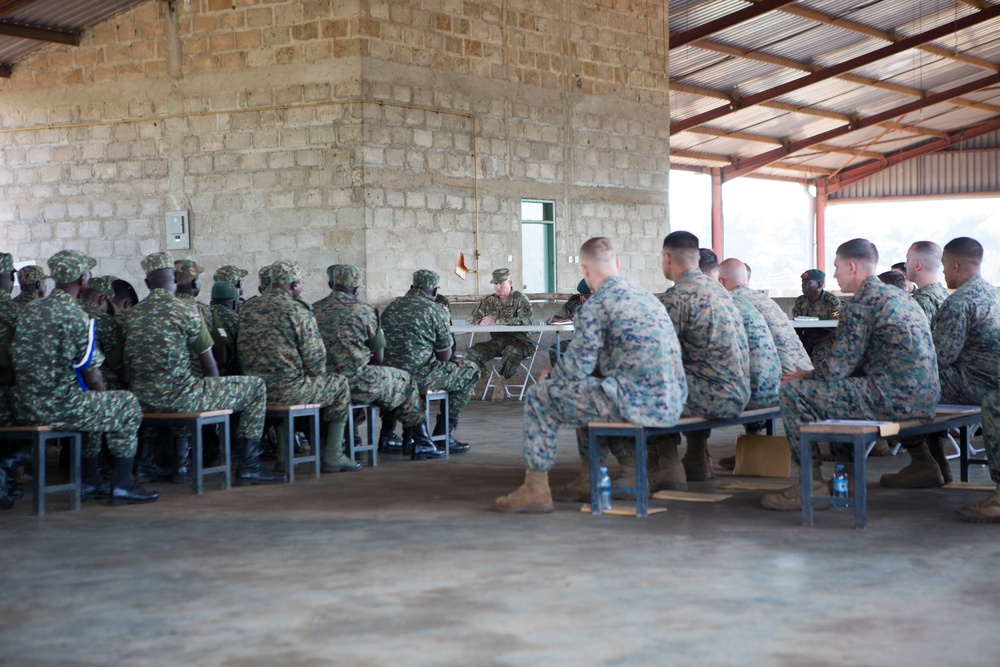 Ugandan soldiers complete U.S. Marine training