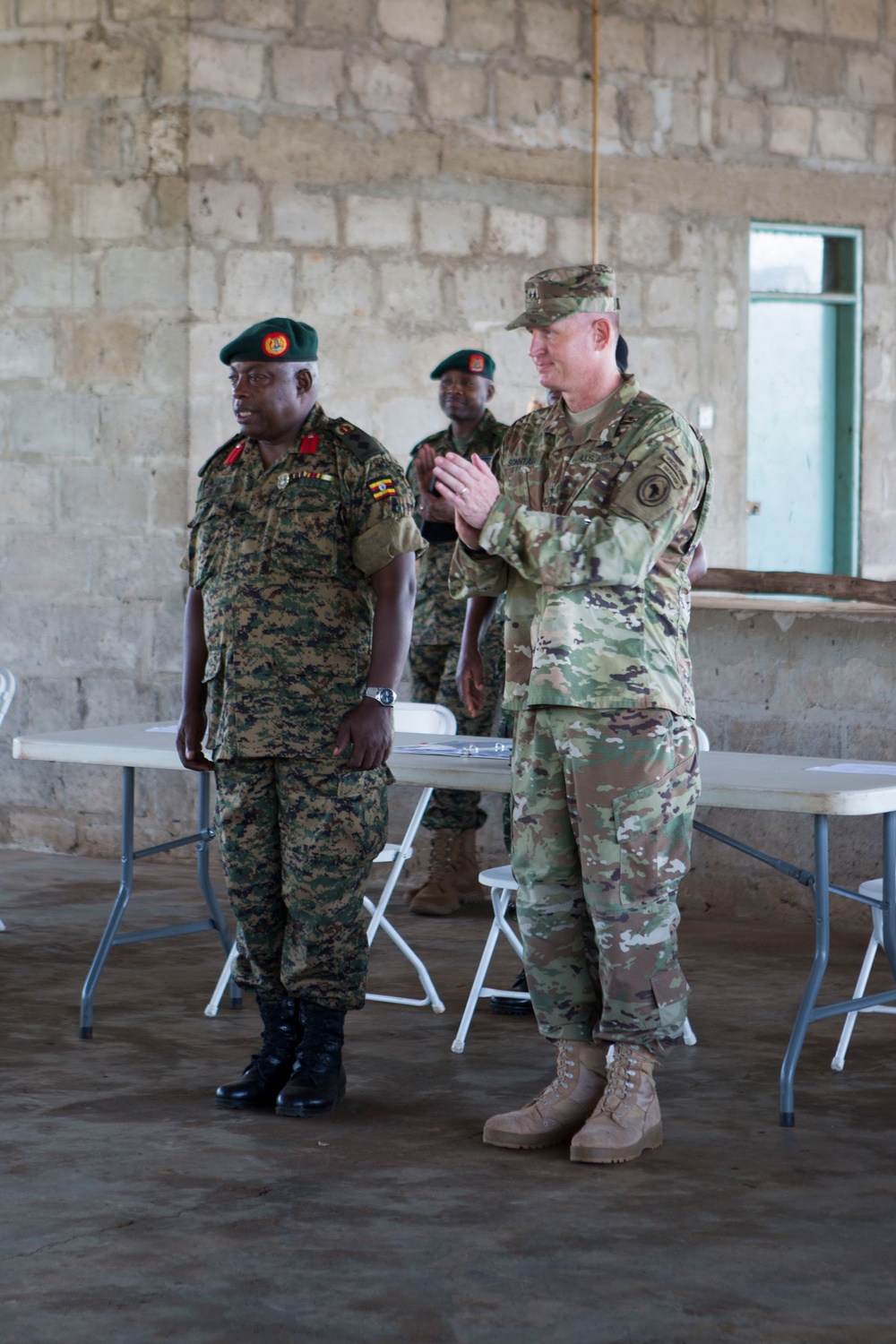 Ugandan soldiers complete U.S. Marine training