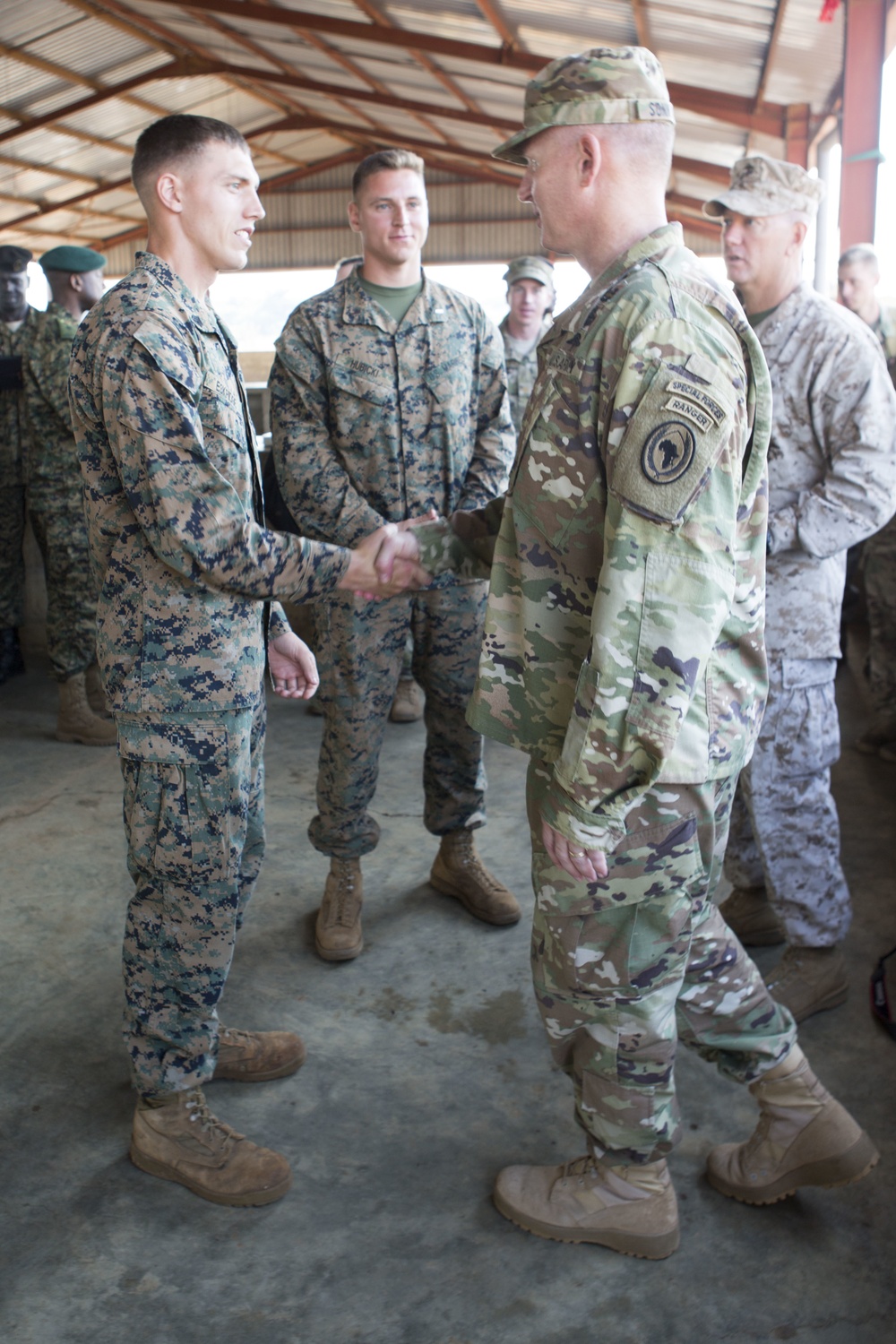 Ugandan soldiers complete U.S. Marine training