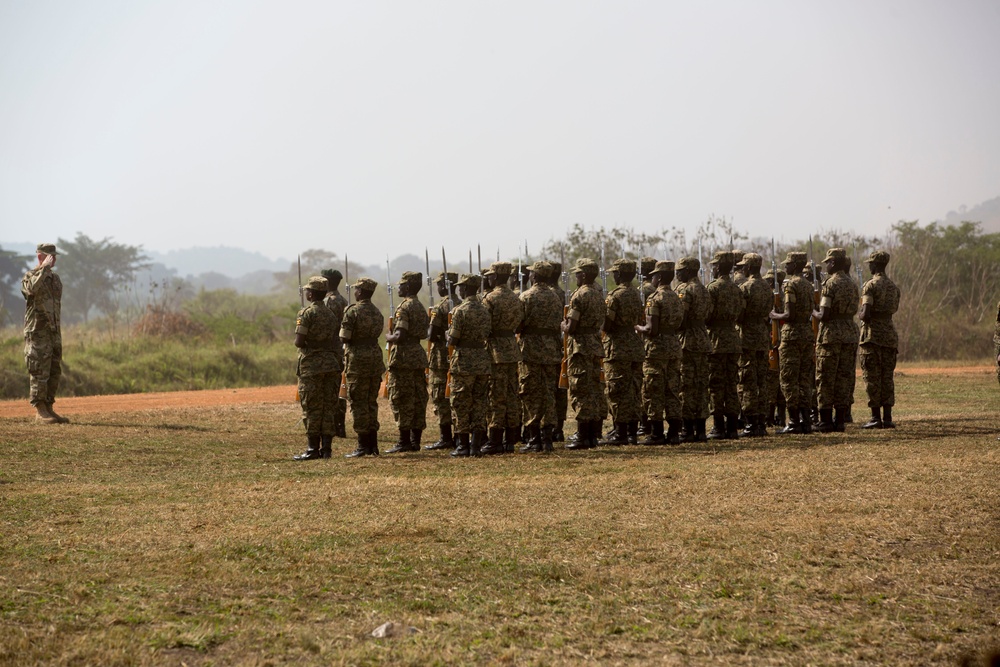 Ugandan soldiers complete U.S. Marine training