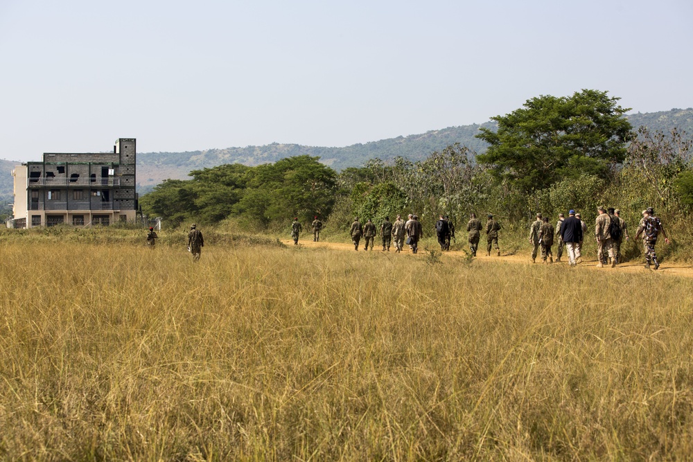 Ugandan soldiers complete U.S. Marine training