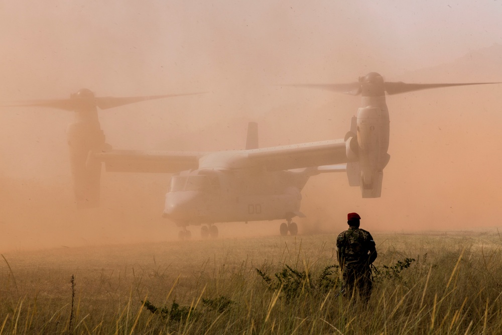 Ugandan soldiers complete U.S. Marine training