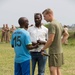 SPMAGTF-CR-AF Marines &amp; UPDF participate in a friendly soccer match