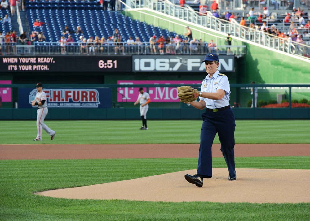 Coast Guard Day at Washington Nationals Game